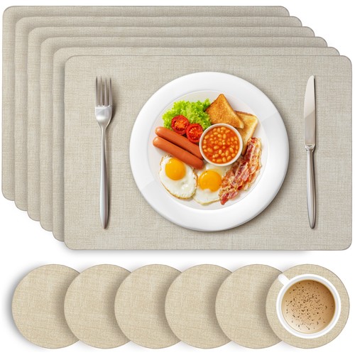 Heftman placemats coasters - &,
