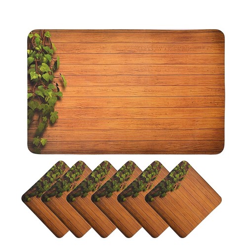 Wooden style pvc dining - pvc,