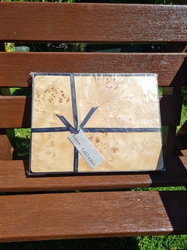 Wood set placemats - set, of