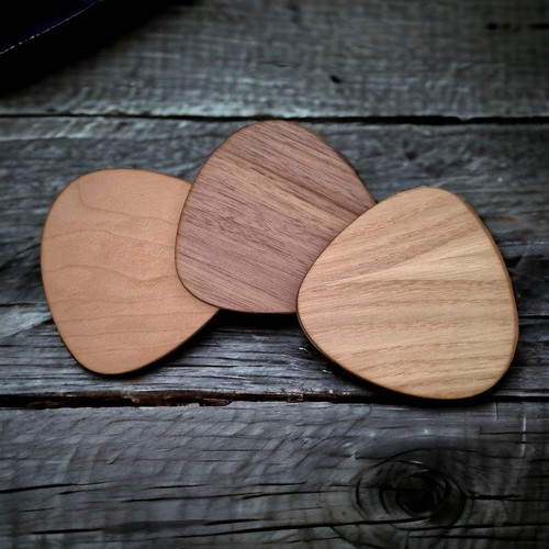 Pebble shape wooden placemats - wooden,